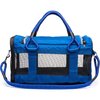 Pet Travel Bag, Blue - Pet Carriers & Totes - 1 - thumbnail
