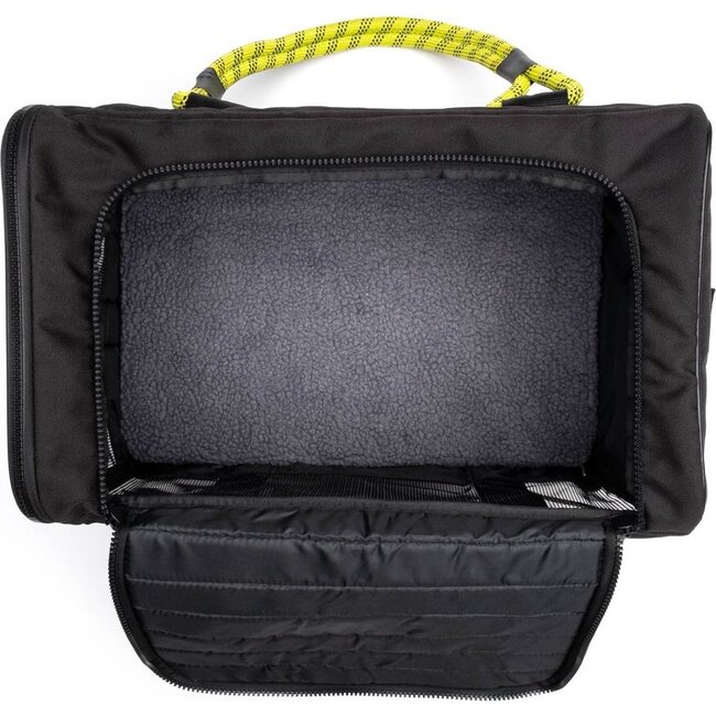 Pet Travel Bag,  Black and Yellow - Pet Carriers & Totes - 5