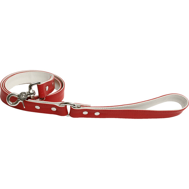 The Raleigh Leash in Lipstick Red