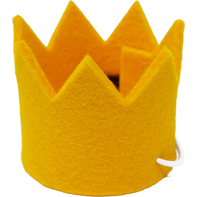 Party Beast Crown, Yellow - Pet Costumes - 1