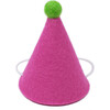 Pawty Hat, Pink - Pet Costumes - 1 - thumbnail