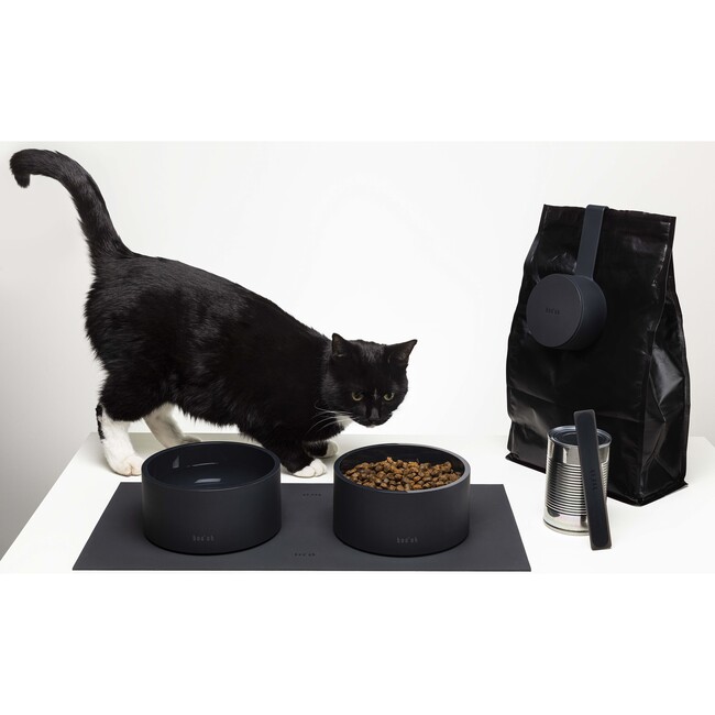 Mogo Feeding Kit, Dark Grey - Pet Bowls & Feeders - 2