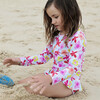 Sea & Snow LS Frill Top, Seaflower - Rash Guards - 3