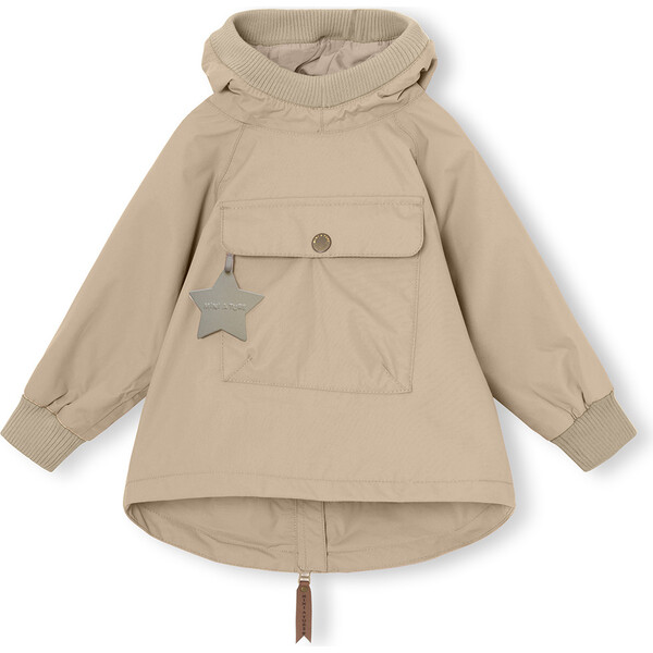 Recycled Baby Vito Anorak, Doeskin Sand - Mini A Ture Outerwear ...