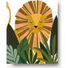 Liam the Lion Art Print, Yellow/Olive - Art - 1 - thumbnail