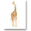 Gerry the Giraffe Art Print, Yellow - Art - 1 - thumbnail