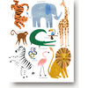 Animal Chart Art Print, Multi - Art - 1 - thumbnail