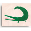 Allie the Alligator Art Print, Green - Art - 1 - thumbnail