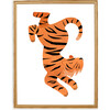 Theo the Tiger Art Print, Orange - Art - 3