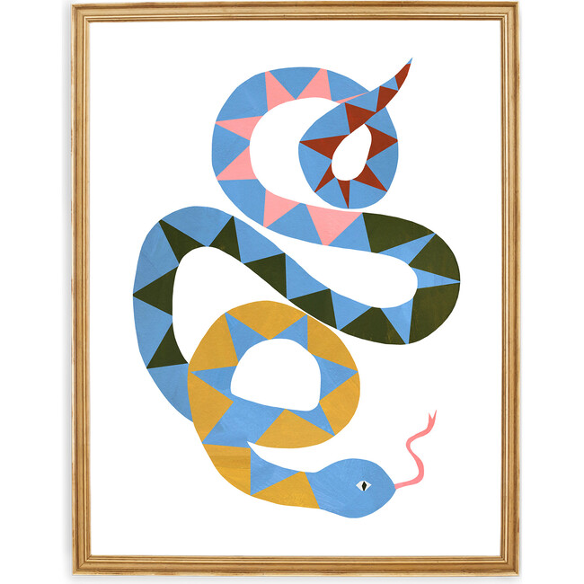 Serena the Snake Art Print, Multi - Art - 2