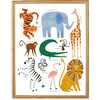 Animal Chart Art Print, Multi - Art - 4
