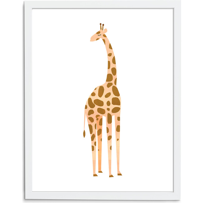 Gerry the Giraffe Art Print, Yellow - Art - 3