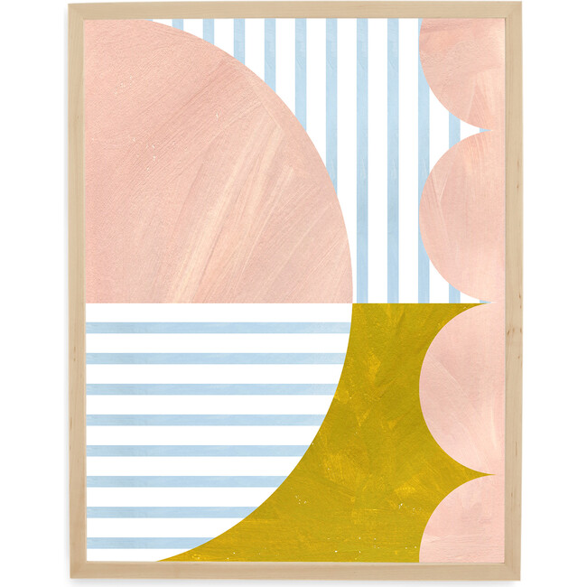 Scallops Art Print, Rose/Gold - Art - 2