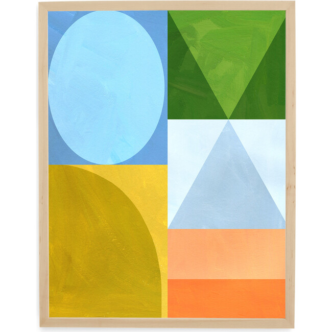 Blocks Art Print, Multi - Art - 2