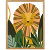 Liam the Lion Art Print, Yellow/Olive - Art - 3