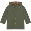 Midi Raincoat, Spruce - Raincoats - 1 - thumbnail