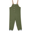 Kids Dungaree Rain Pants, Spruce - Overalls - 1 - thumbnail