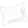 Custom Waverly Mini Pillow, Blue Scallop - Decorative Pillows - 1 - thumbnail
