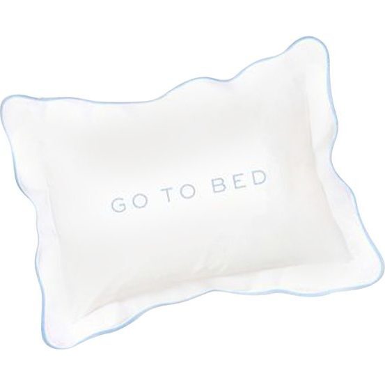 Custom Waverly Mini Pillow, Blue Scallop - Decorative Pillows - 2