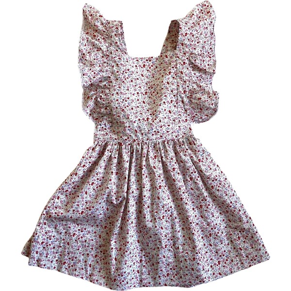 Sara Pinafore, Floral Elfie Dresses