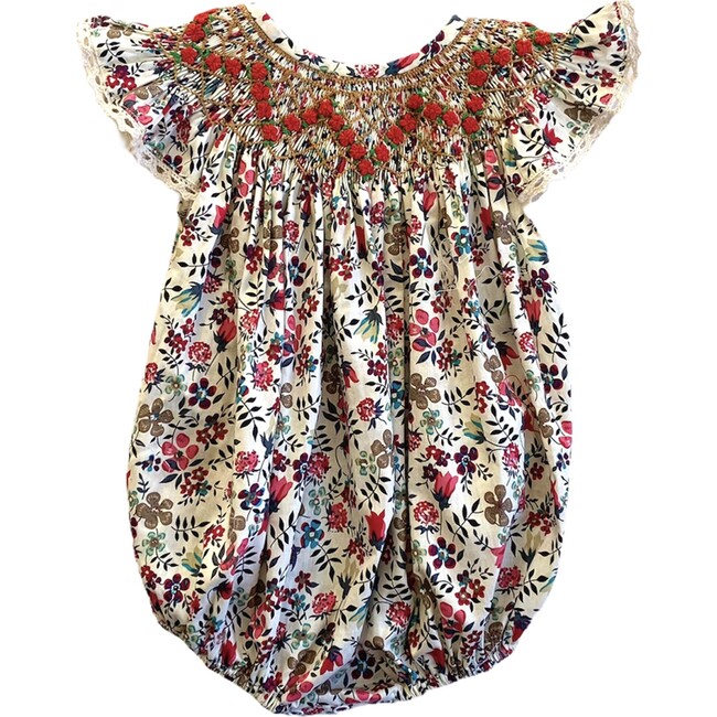 Martha Romper, Red - Rompers - 1