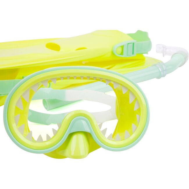 Dive Set Neon, Lime - Goggles - 2