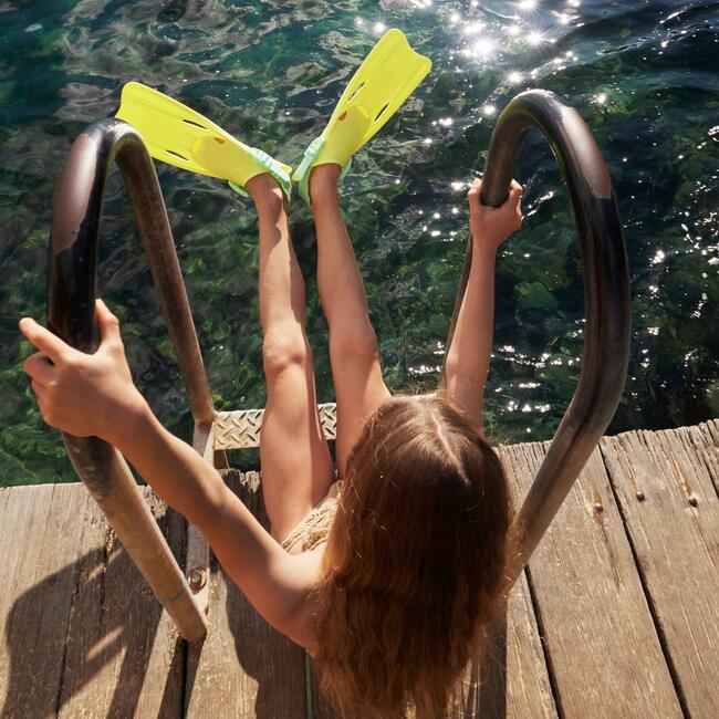 Dive Set Neon, Lime - Goggles - 5