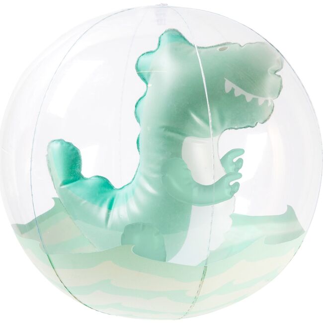 Inflatable 3D Beach Ball, Dino - Pool Toys - 1