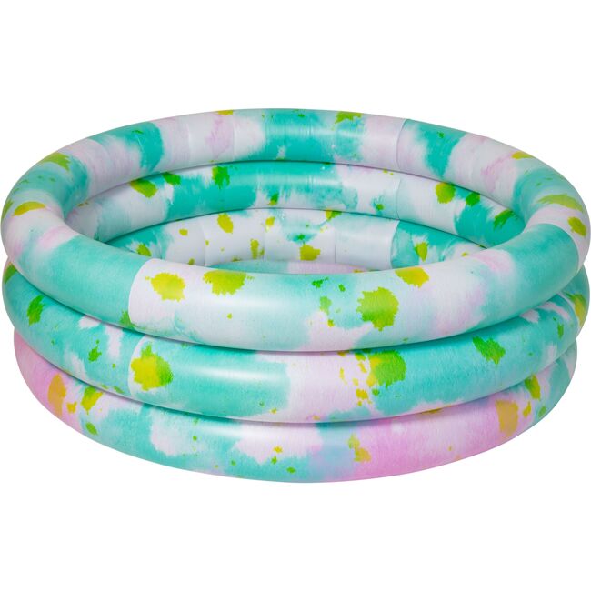 Inflatable Backyard Pool, Tie Dye - Pool Toys - 1