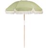 Luxe Beach Umbrella, Olive - Umbrellas - 1 - thumbnail