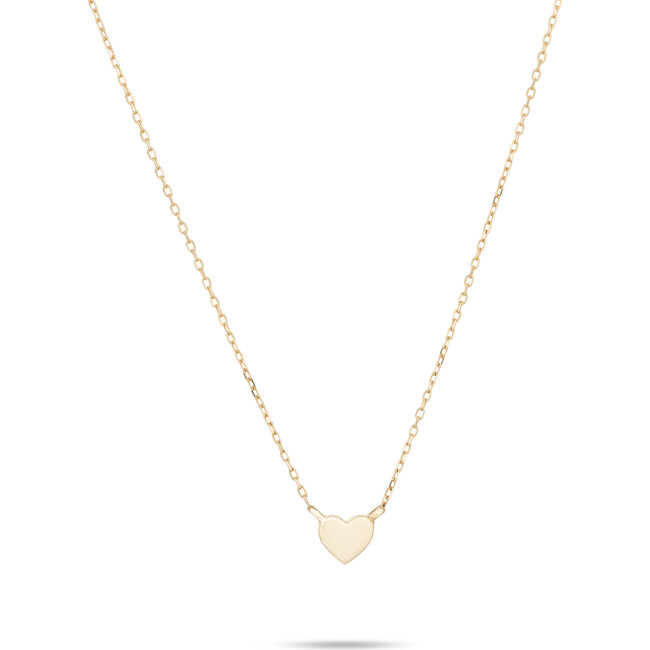 Super Tiny Puffy Heart Necklace - Necklaces - 1