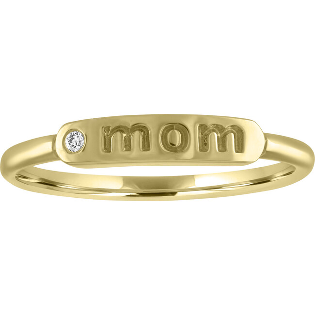 Women's Twiggy 14K Gold Mom Ring