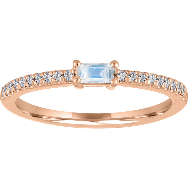 Women's Julia 14K Rose Gold Moonstone Ring