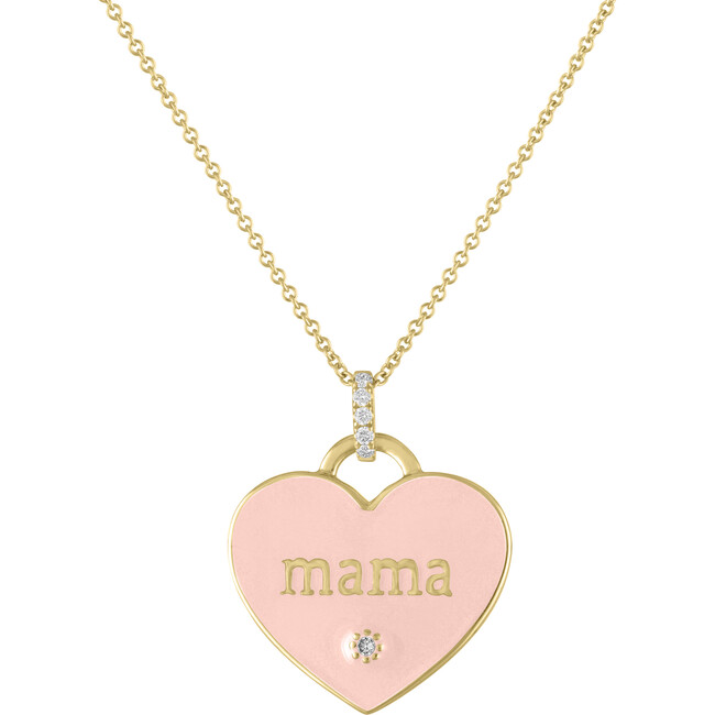 Women's Jasmine 14k Gold & Diamond Mama Pendant