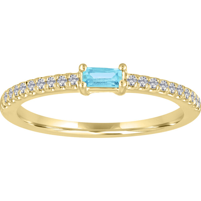 Women's Julia 14K Gold Aquamarine Ring