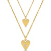 *Exclusive* Mommy + Me Hearts Necklace Set - Necklaces - 1 - thumbnail