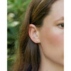 Mini Diamond Baguette Stud Earrings - Earrings - 2 - thumbnail