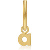Women's Initial Charm + Hoop Single Earring - Earrings - 1 - thumbnail