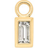 Women's Diamond Baguette Earring Charm - Earrings - 1 - thumbnail
