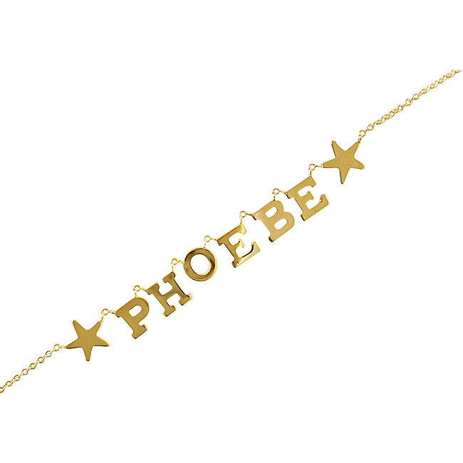 Name Necklace with Stars