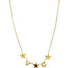 Initial Necklace with Stars - Necklaces - 1 - thumbnail