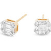 Multi Baguette Post Earrings - Earrings - 1 - thumbnail
