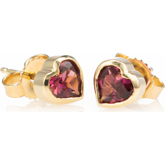Coeur Studs, 14K Gold - Earrings - 1