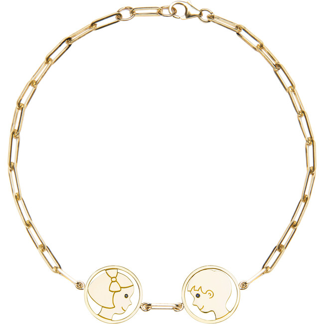 Delicate Two Silhouette Bracelet