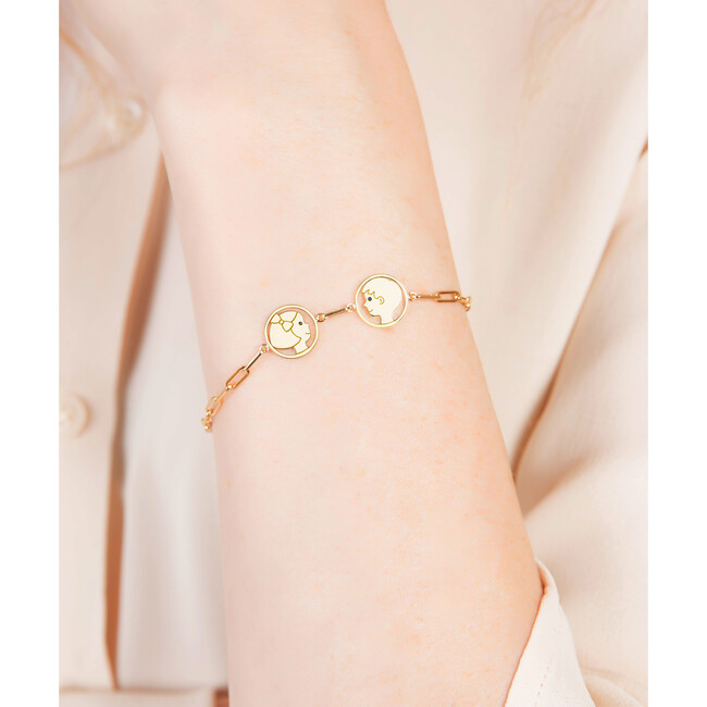 Delicate Two Silhouette Bracelet