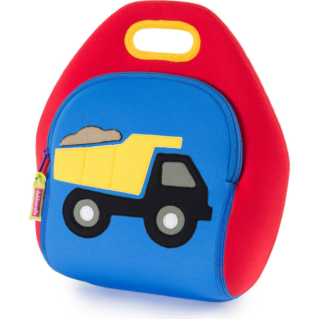 Truck Lunch Bag, Red and Blue