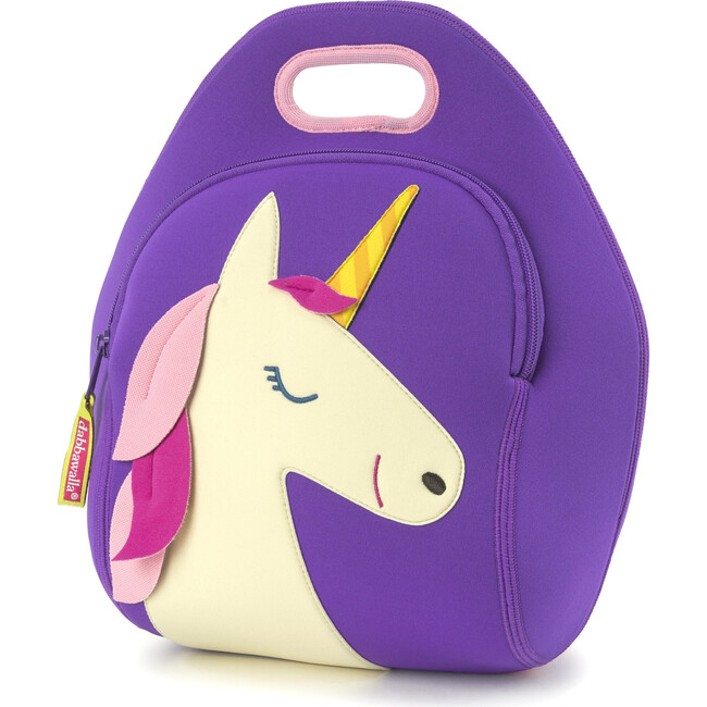 Unicorn Lunch Bag, Purple and Pink - Lunchbags - 1