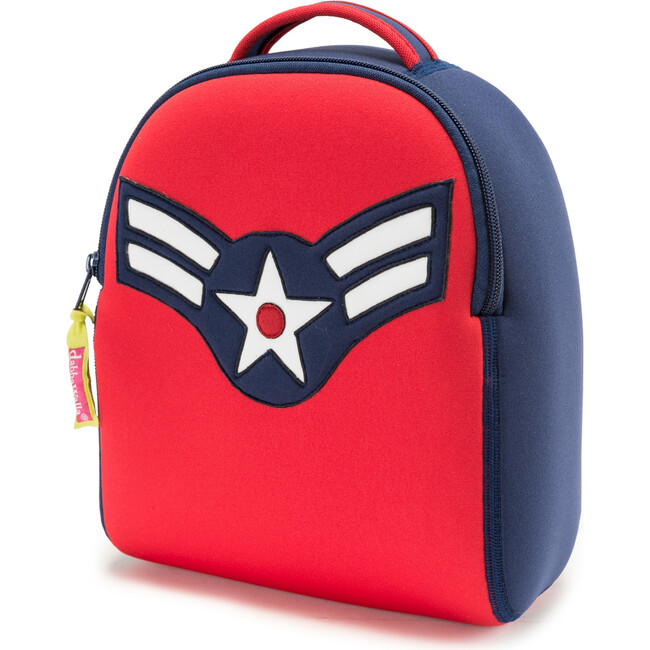 Vintage Flyer Toddler Harness Backpack, Red and Blue - Backpacks - 1