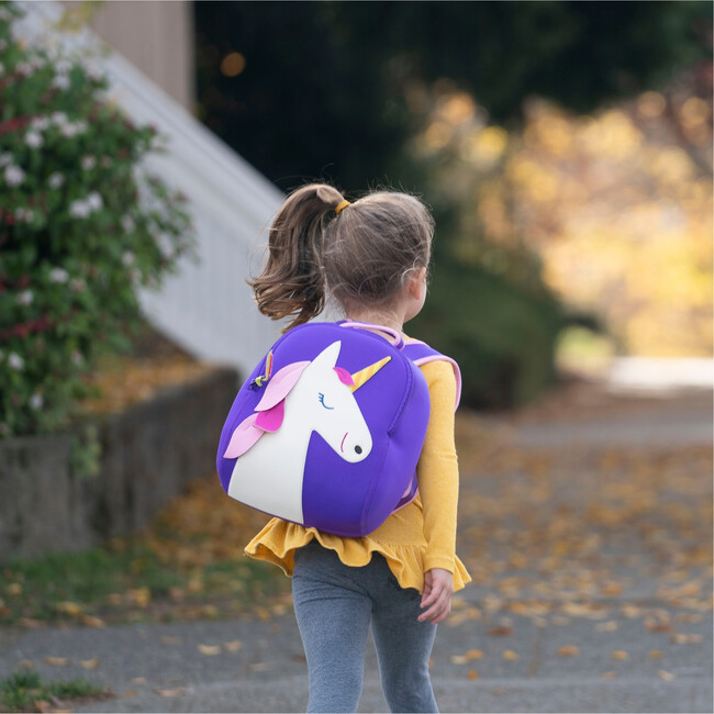 Unicorn Backpack, Purple and Pink - Backpacks - 3