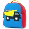 Truck Toddler Harness Backpack, Red and Blue - Backpacks - 1 - thumbnail